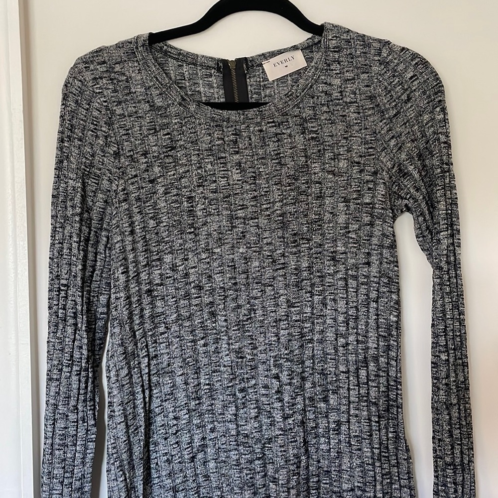 Heather grey sweater dress